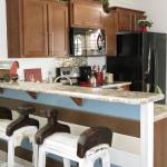Accent under bar in the Classic series 1208, Athens Park Homes & Cabins 