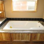 1215 master tub in hickory presented by Recreational Resort Cottages and Cabins, Rockwall, Texas. Athensparkhomes.net