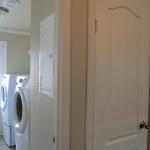 Model 1702 utility room with optional front load washer and dryer