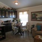 Athens Park Homes model 1702 dining area